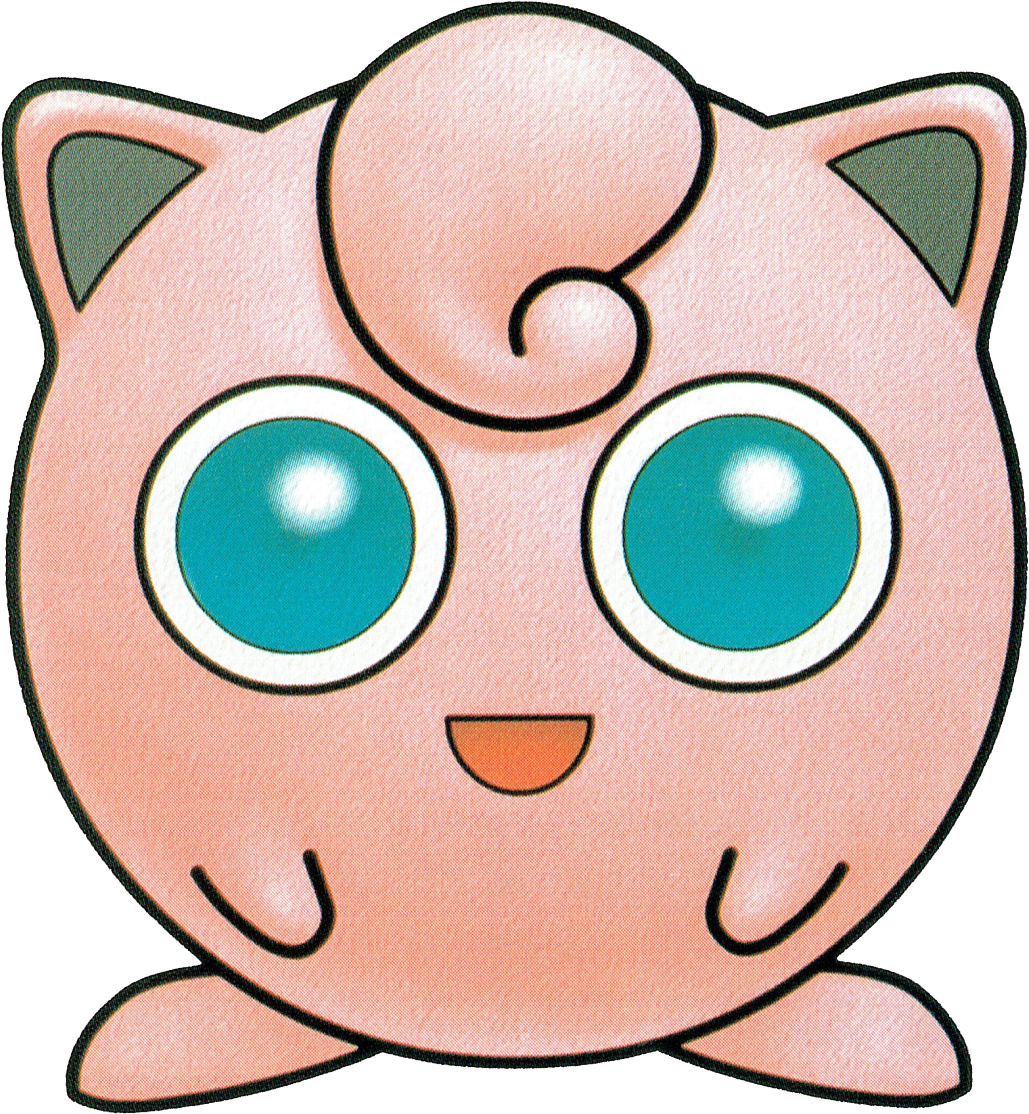 Jigglypuff Pokemon Character Illustration