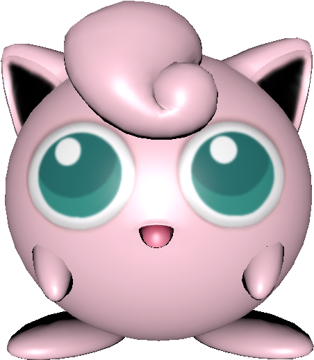 Jigglypuff Pokemon3 D Model