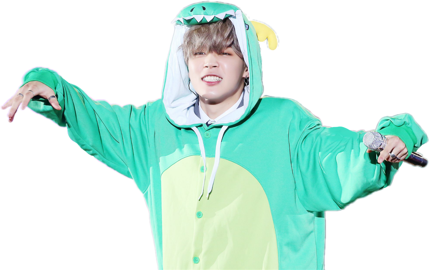 Jiminin Dinosaur Hoodie Performance