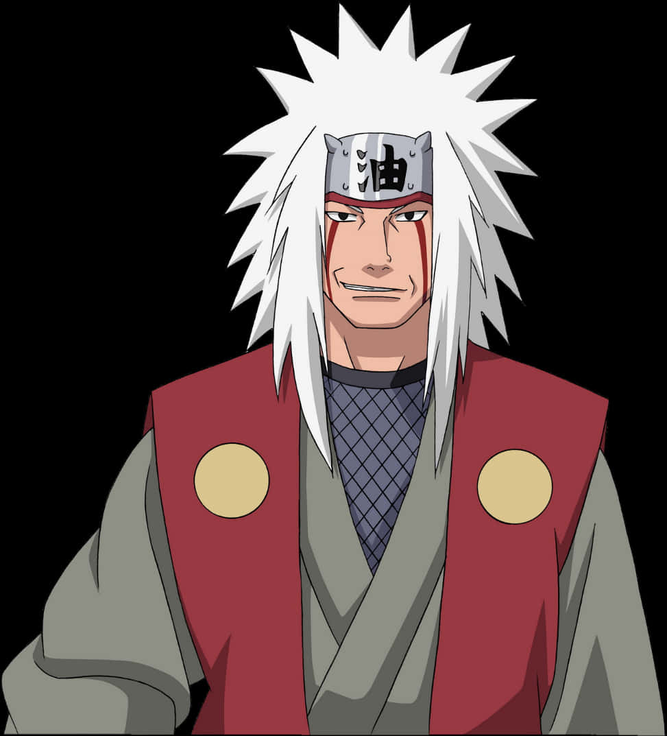 Jiraiya_ Anime_ Character_ Portrait