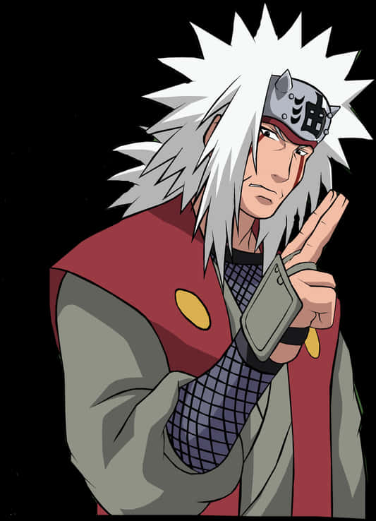 Jiraiya Naruto Anime Character