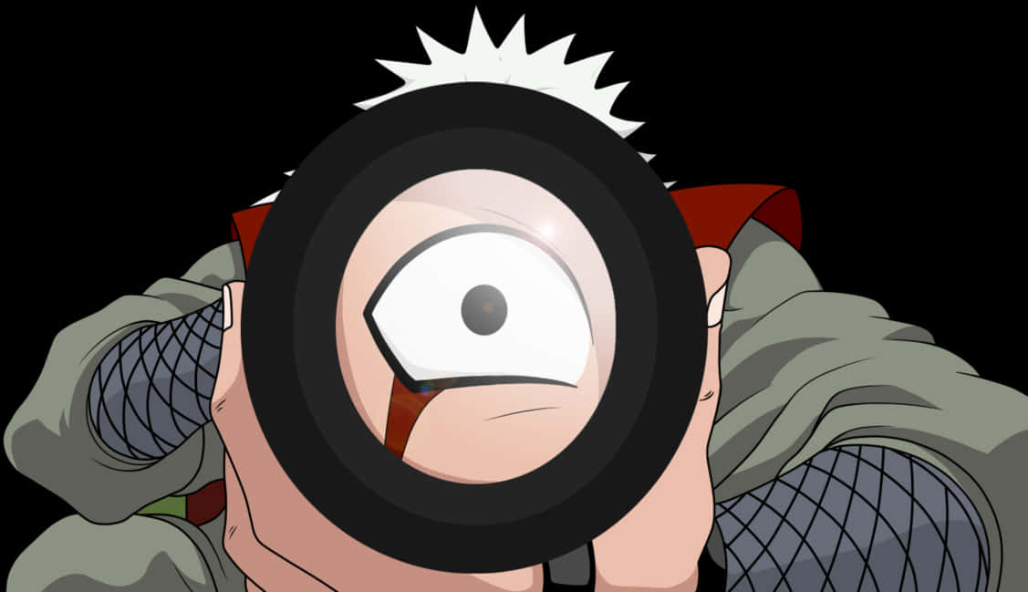 Jiraiya Peering Through Scope