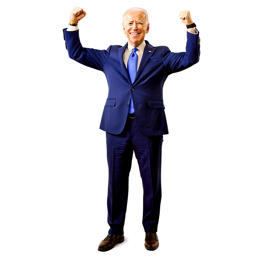 Joe Biden Victory Pose Png 31