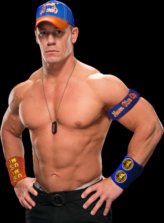 John Cena Wrestling Pose