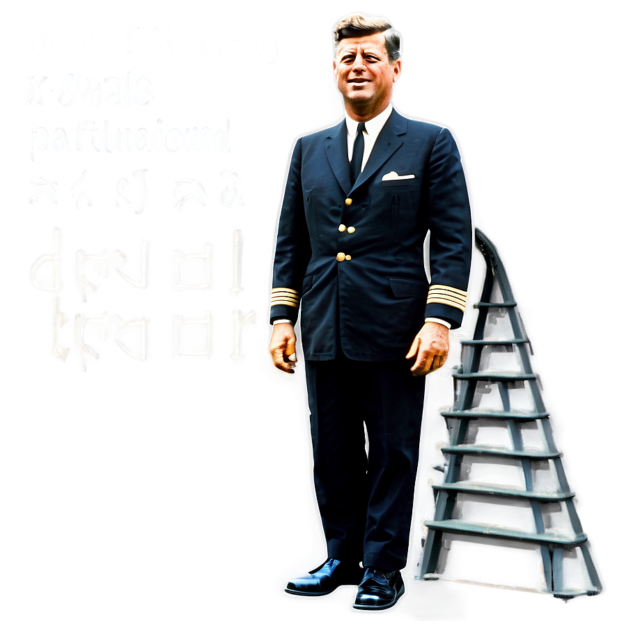 John F Kennedy Navy Uniform Png 06242024