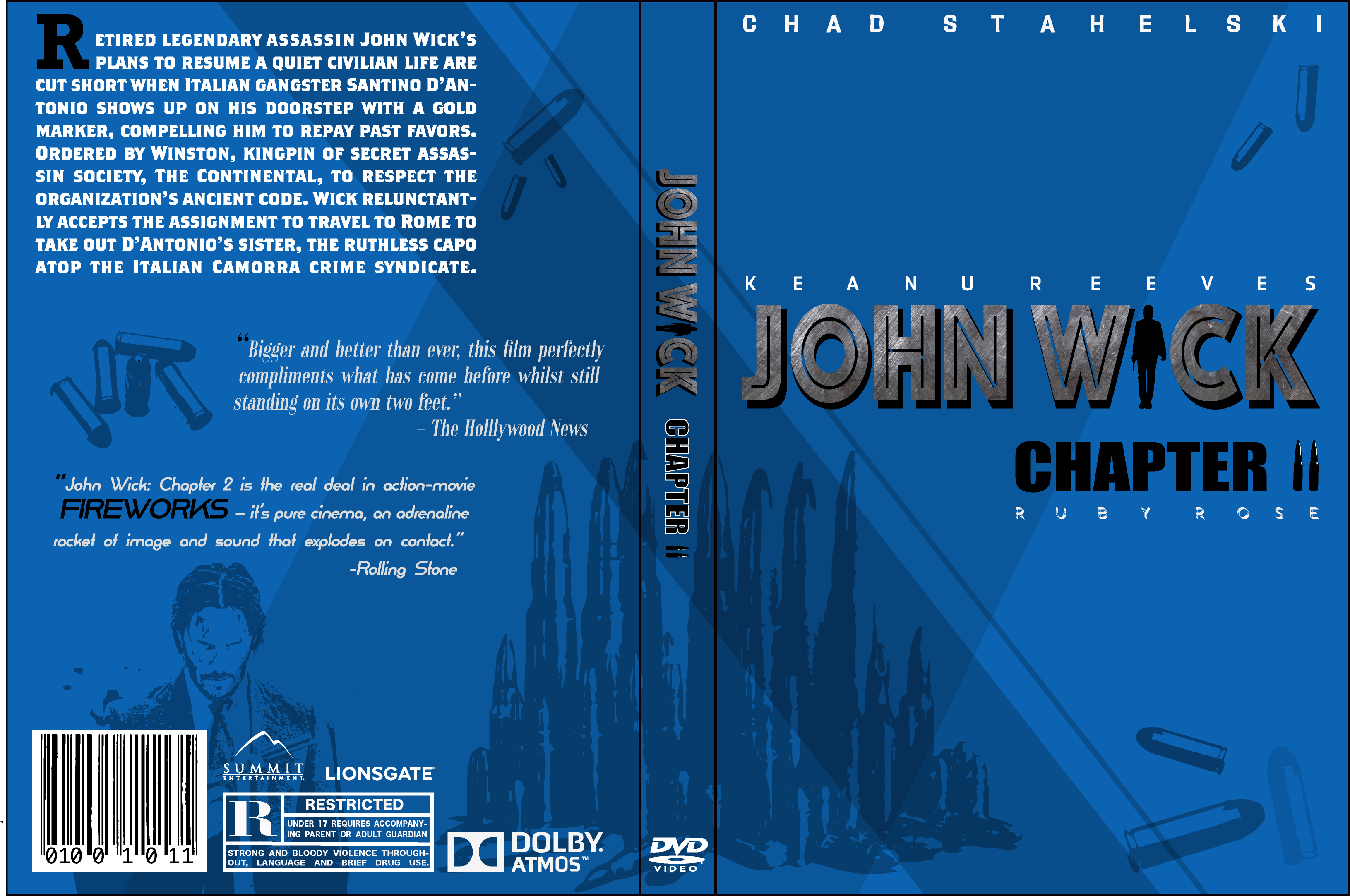 John Wick Chapter2 D V D Cover