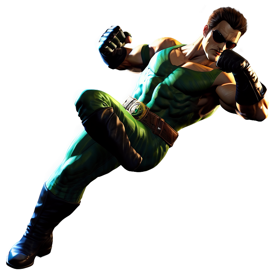 Johnny Cage Comic Book Art Png Auj