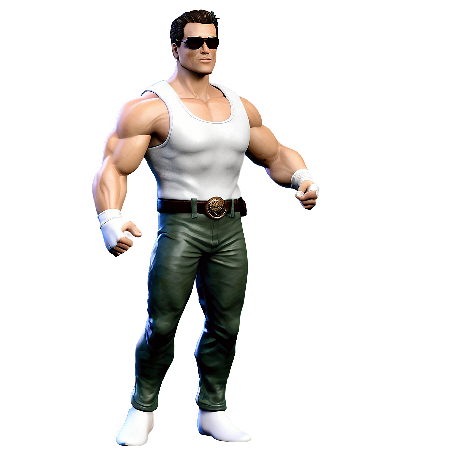 Johnny Cage Fan Art Design Png 06292024