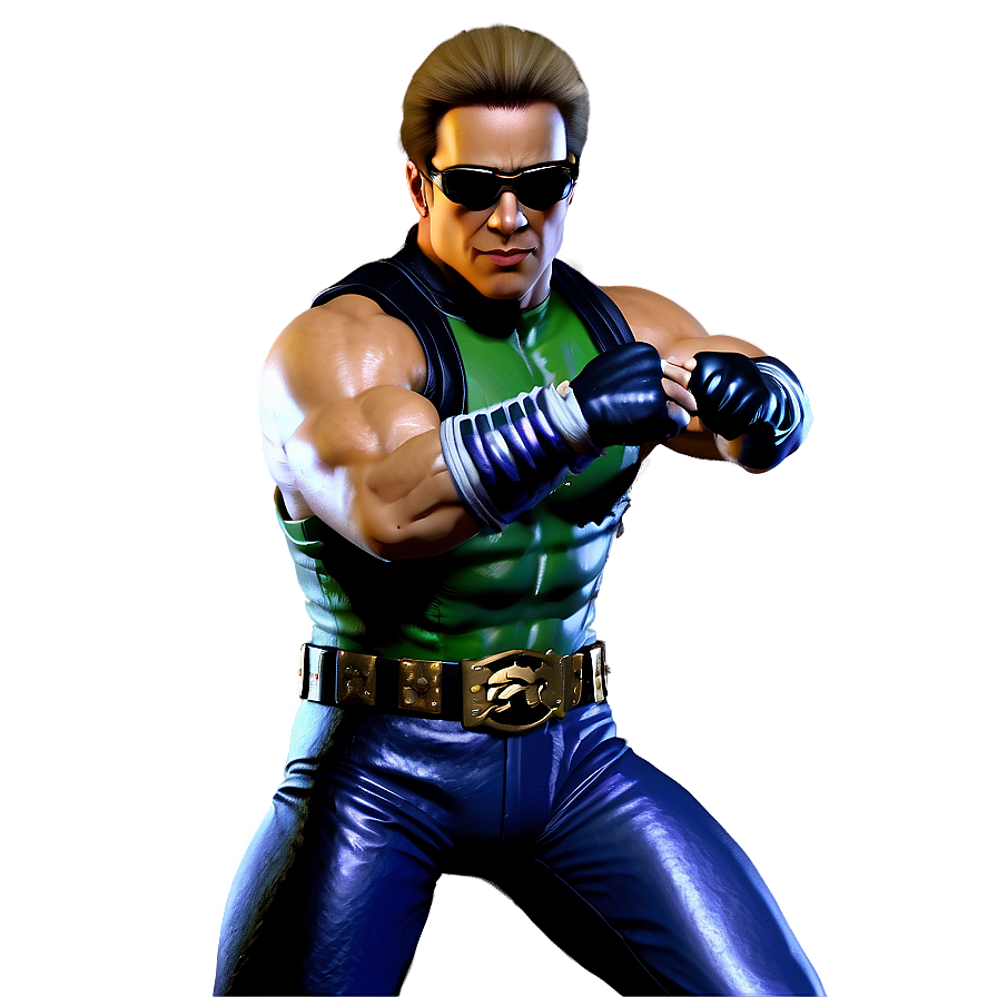 Johnny Cage In Action Scene Png Yck