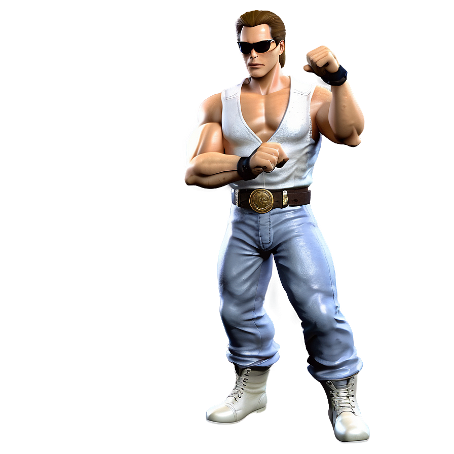 Johnny Cage Video Game Sprite Png 06292024