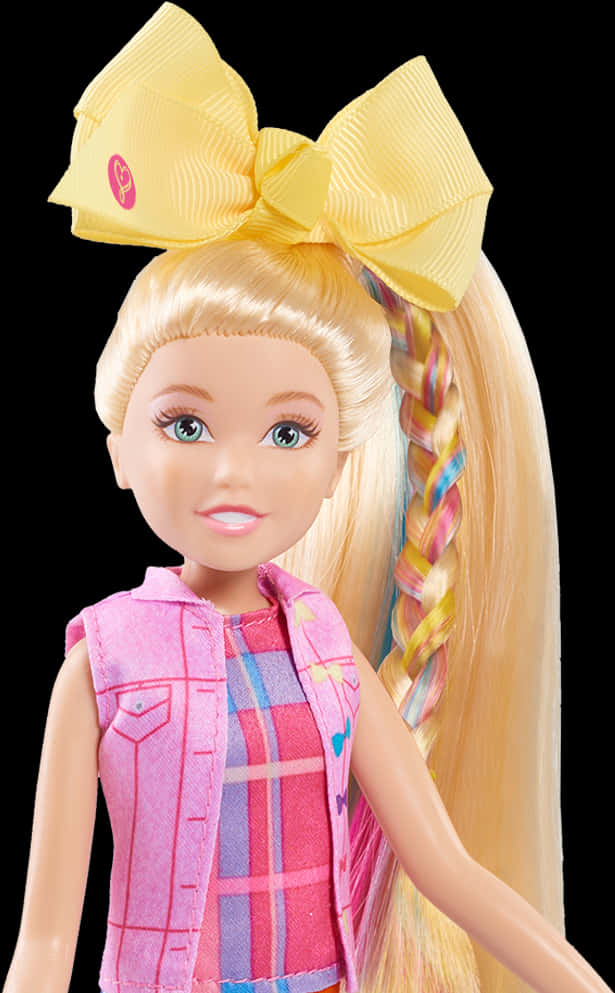 Jojo Siwa Dollwith Yellow Bow