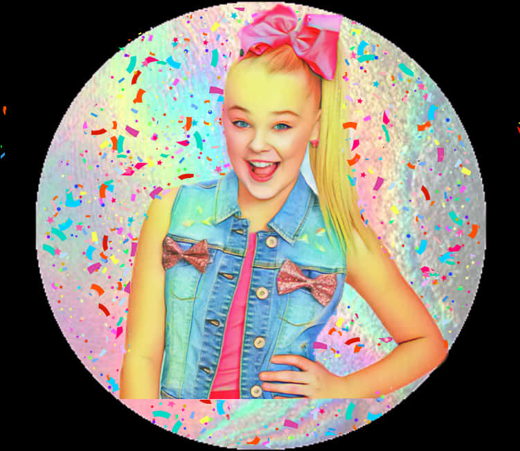 Jojo Siwa Sparkling Background