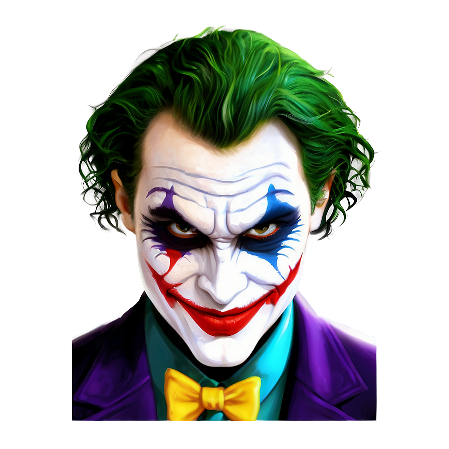 Joker Makeup Illustration Png 06272024