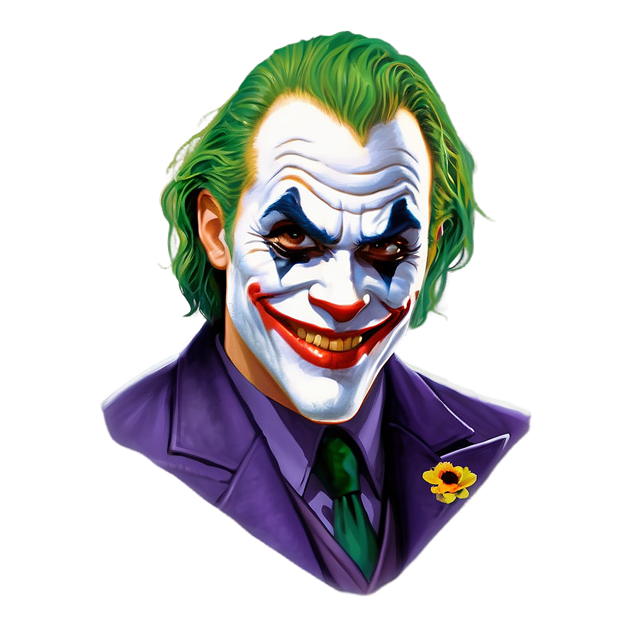 Joker's Devious Smile Png 77