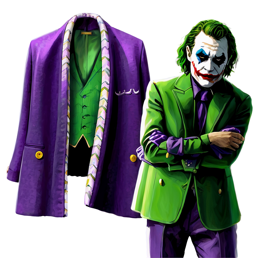 Joker's Purple Coat Png Aft29