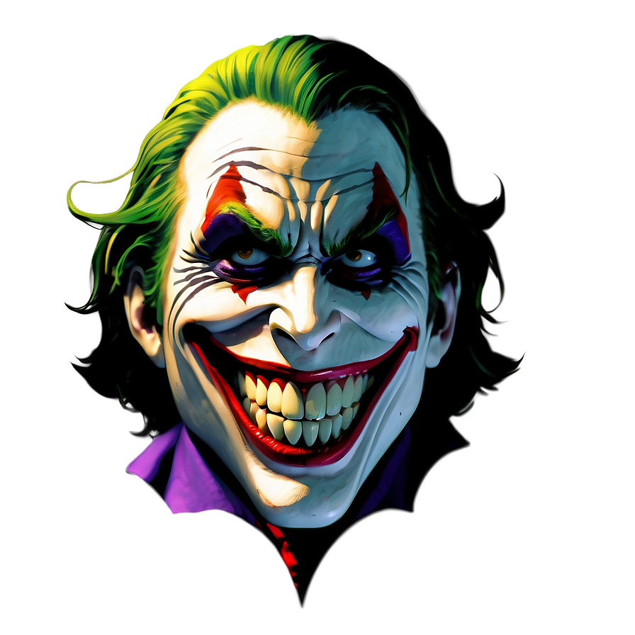 Joker's Wicked Grin Png Lvo