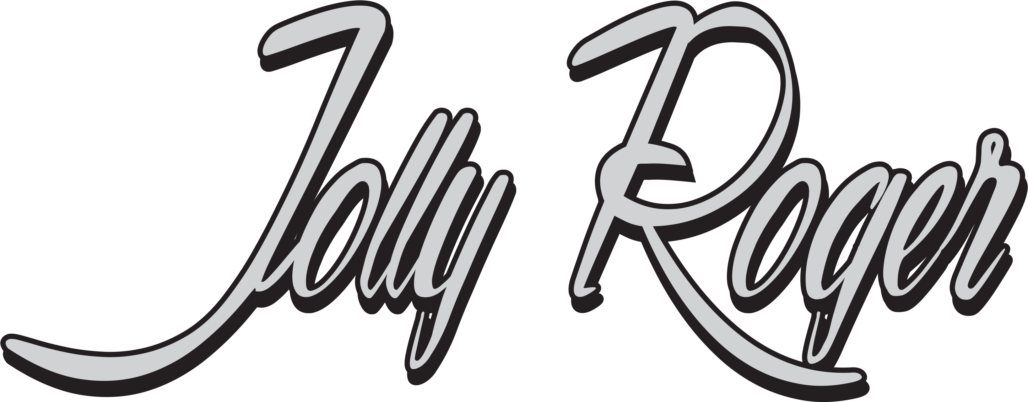 Jolly Roger Calligraphy Logo