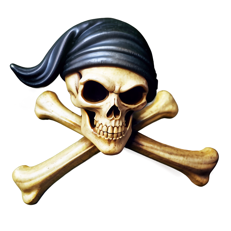 Jolly Roger On Black Background Png Mvd41