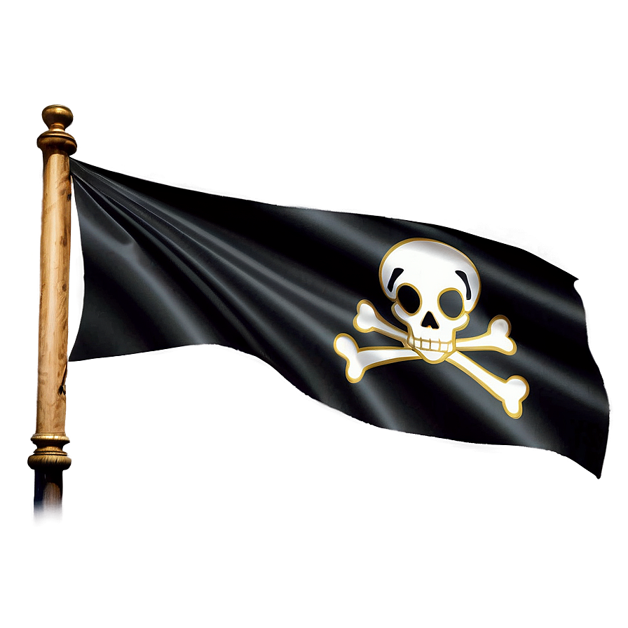 Jolly Roger Pirate Flag Waving Png Mmn