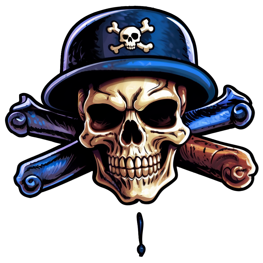 Jolly Roger With Hat Png 06292024