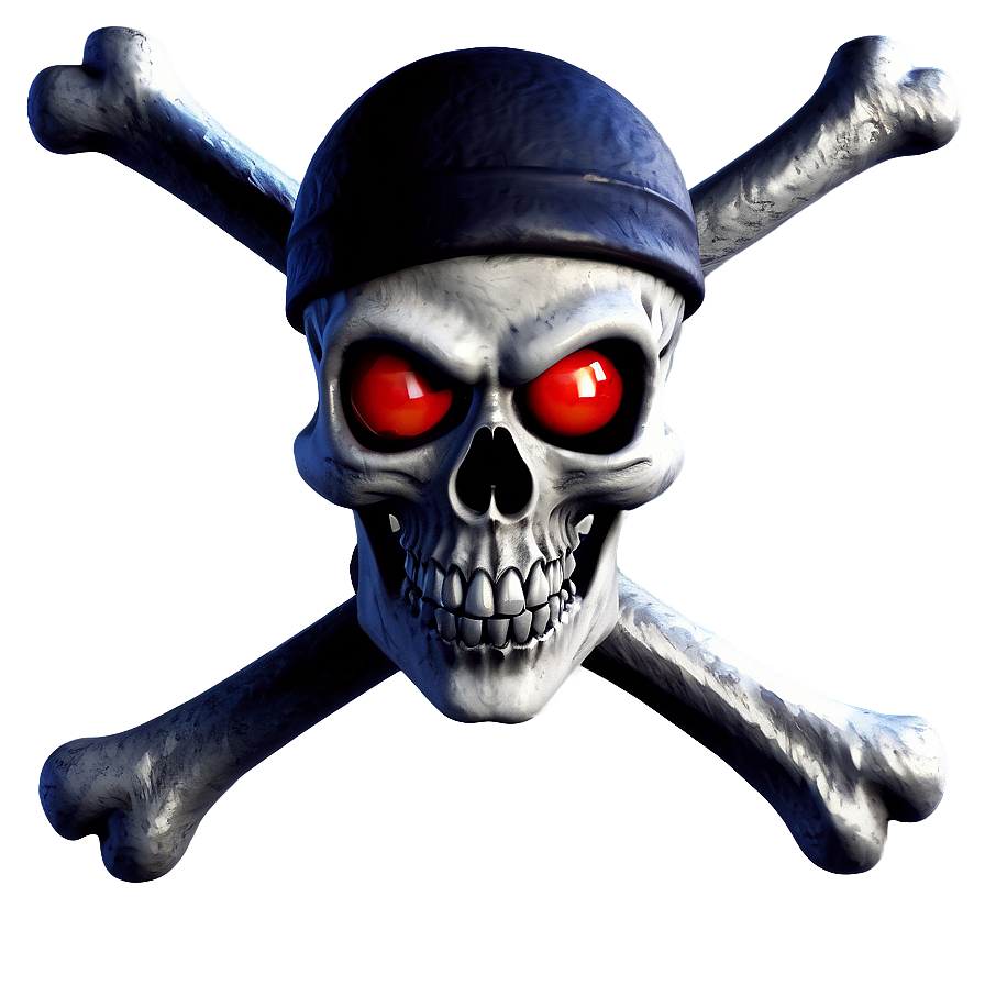 Jolly Roger With Red Eyes Png Wck89