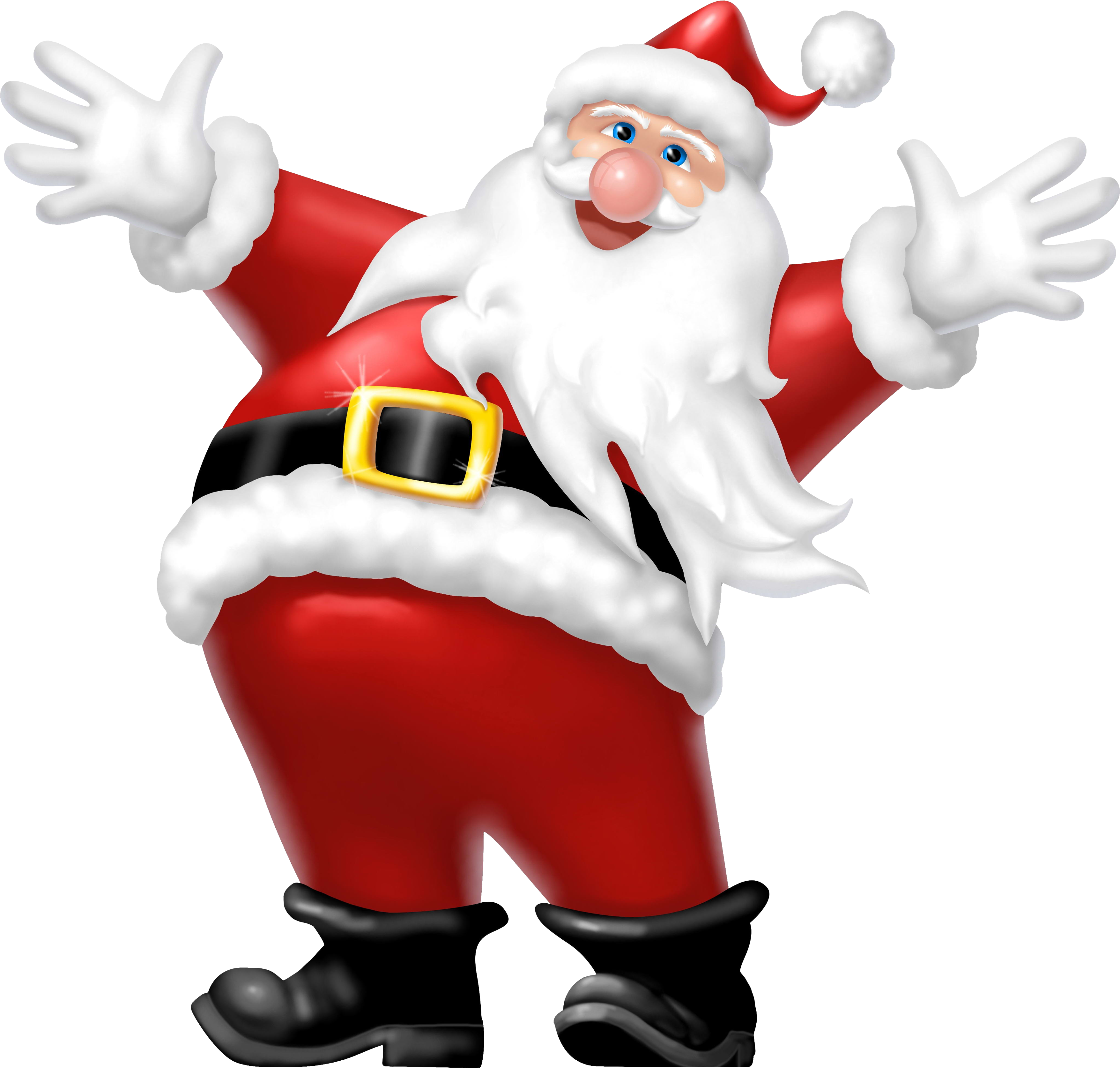 Jolly Santa Claus Greeting