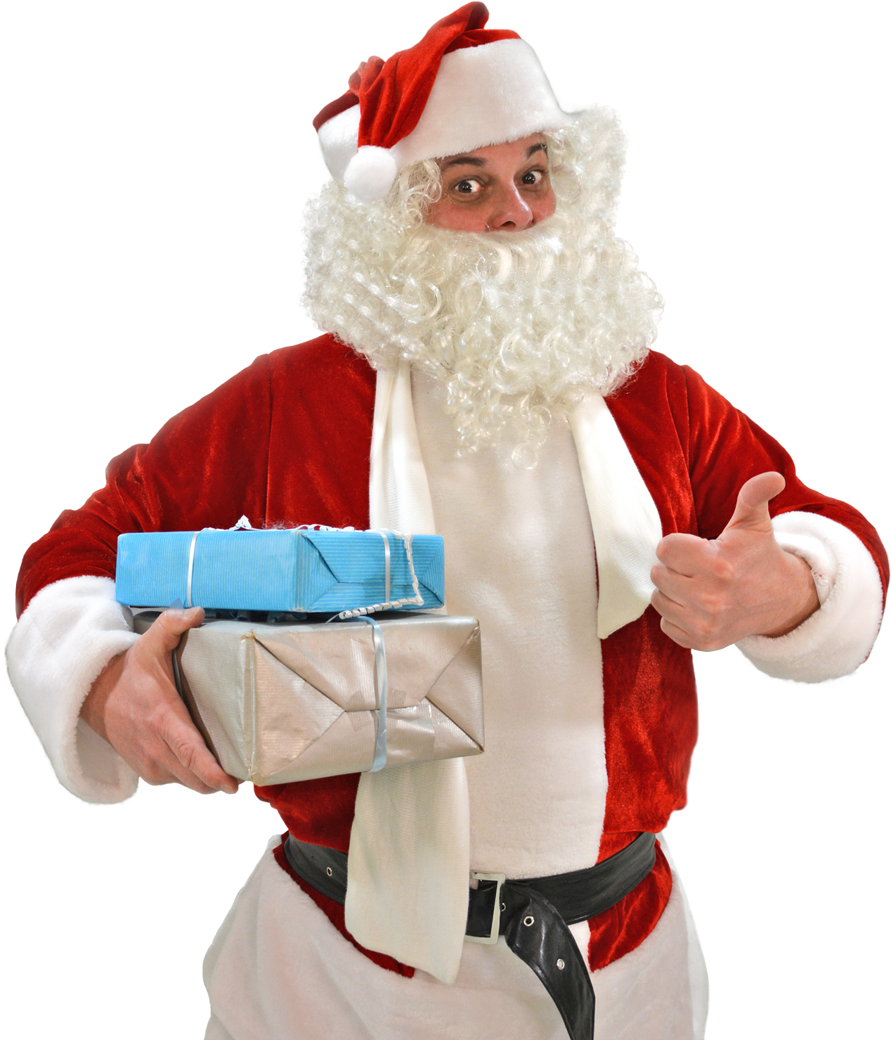 Jolly Santa Clauswith Gifts