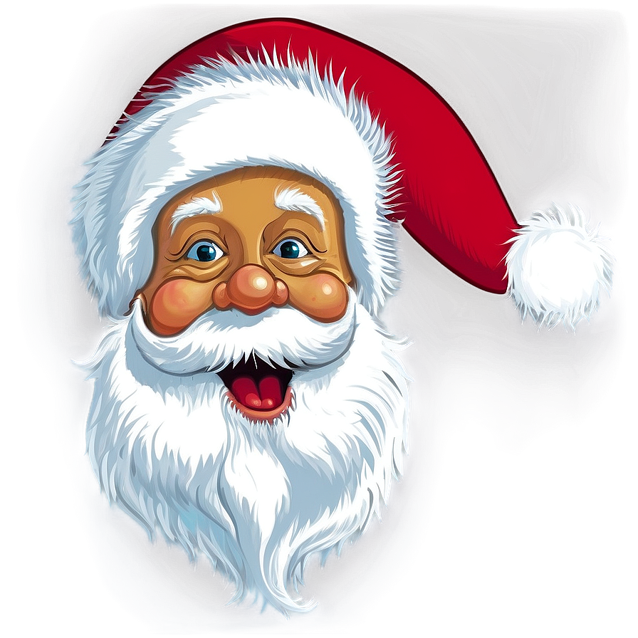 Jolly Santa Cutout Png Qpw45