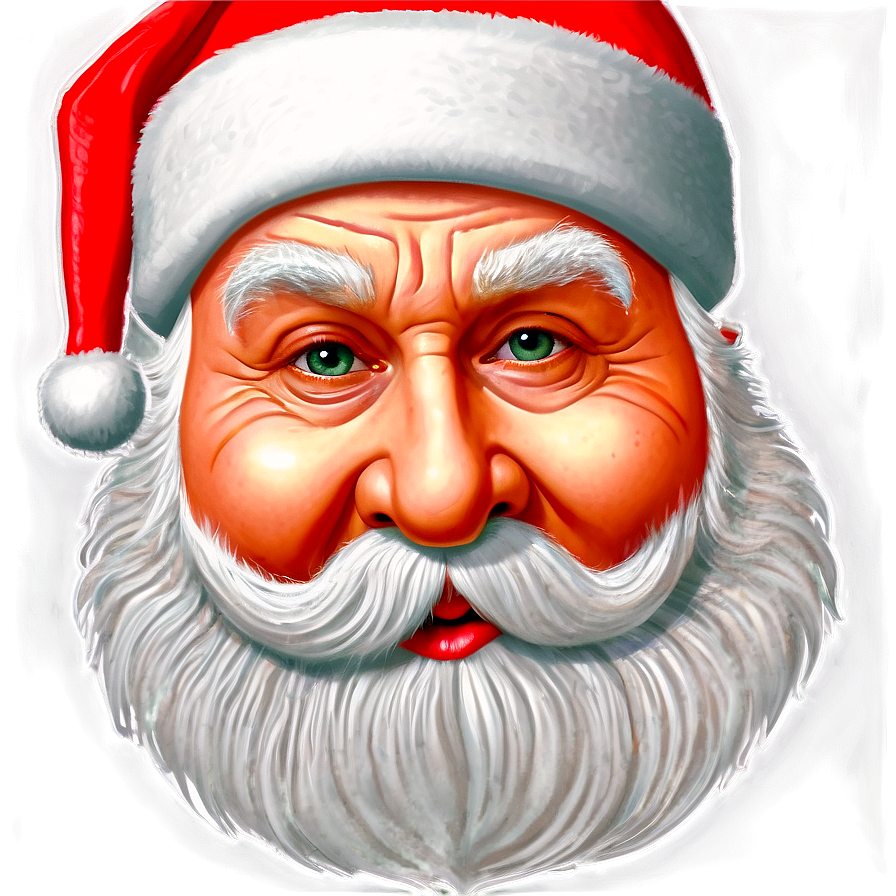 Jolly Santa Face Png 54