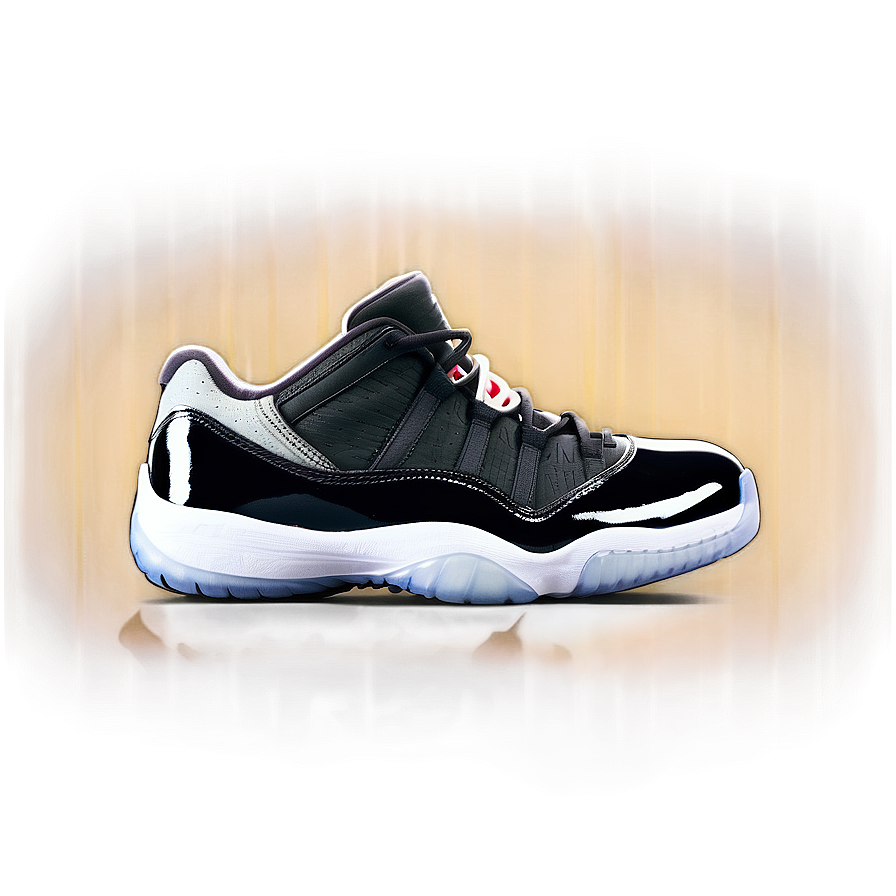 Jordan 11 Retro Low Ie Black Cement Png 66