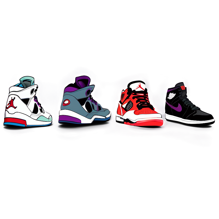 Jordan Shoes Illustration Png 52