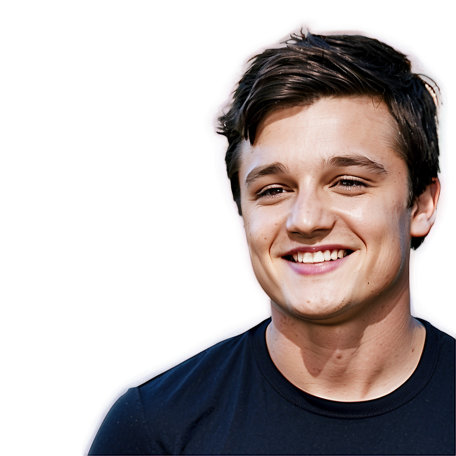 Josh Hutcherson Candid Smile Png 80