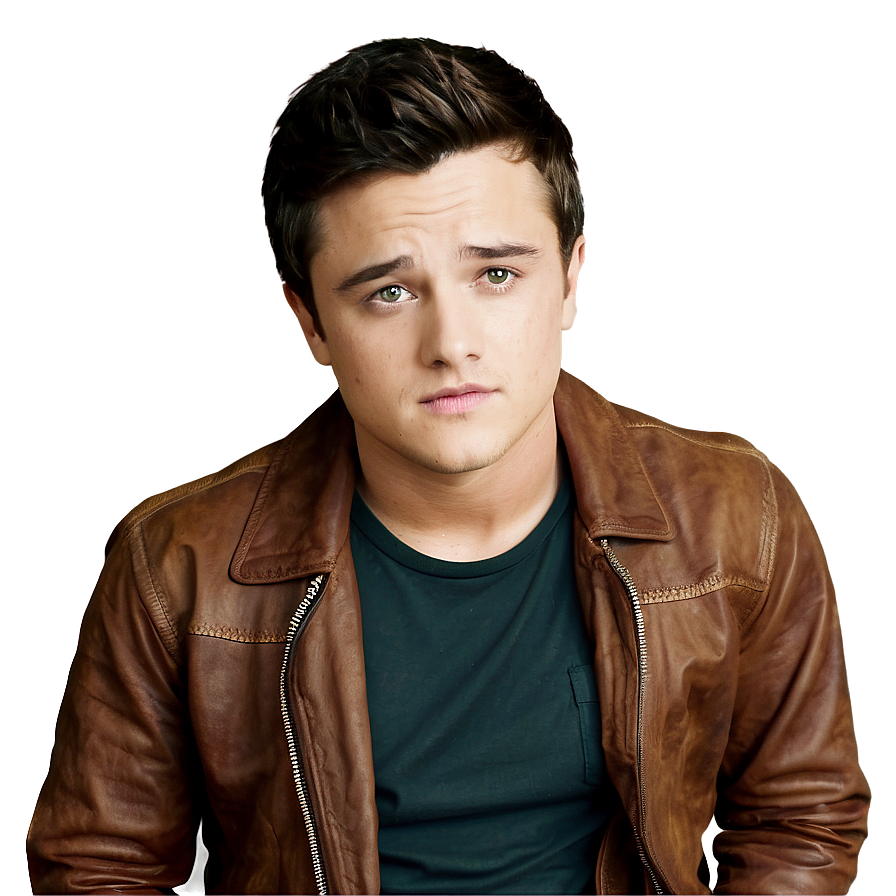 Josh Hutcherson Interview Look Png Lcl