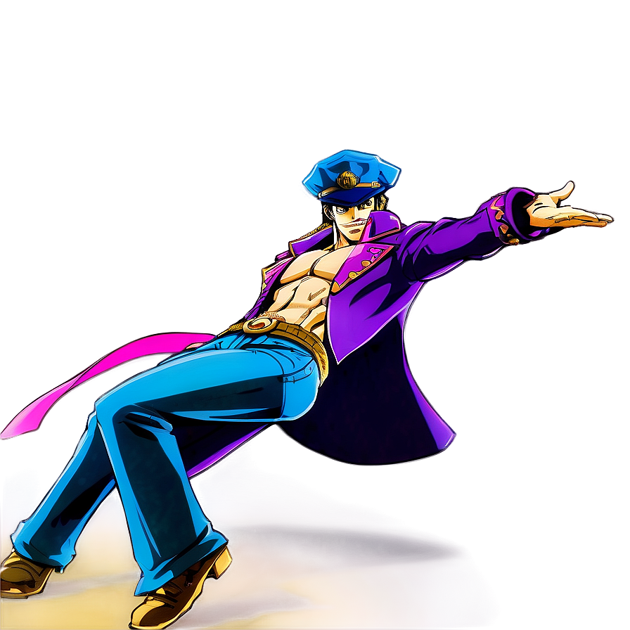 Jotaro Action Pose Png Bcc90