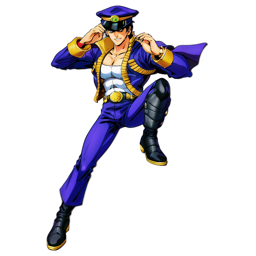 Jotaro Classic Pose Png 89