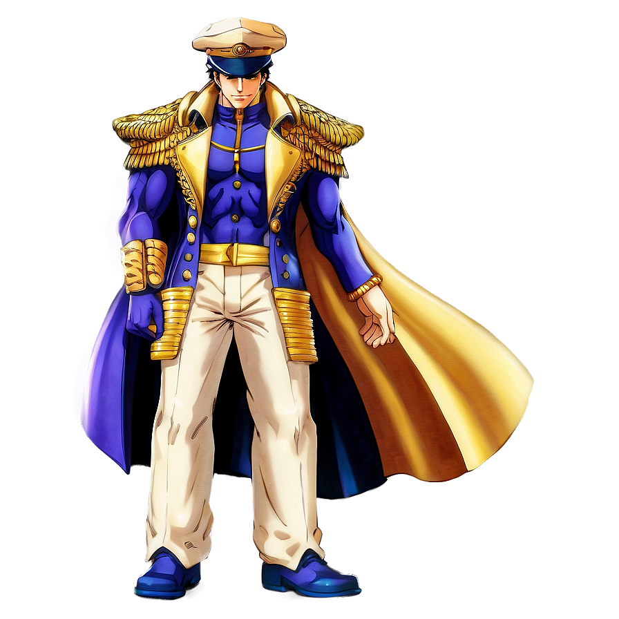 Jotaro Full Body Art Png Olu