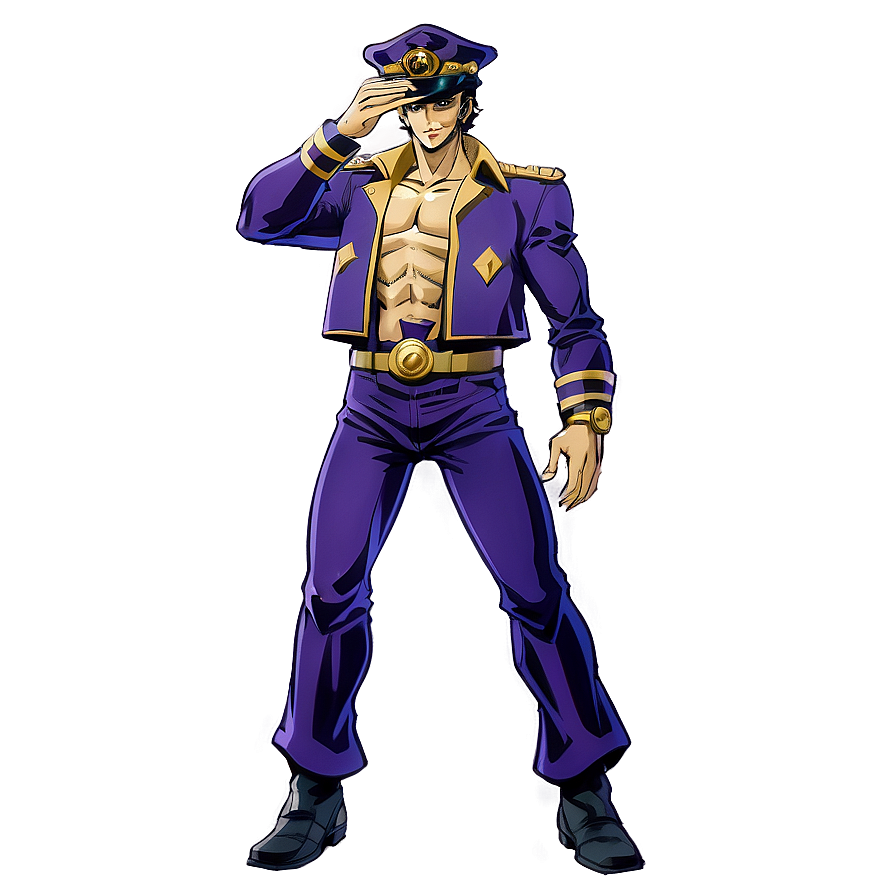 Jotaro Iconic Look Png Tct