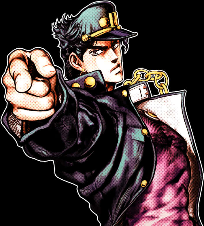 Jotaro Kujo Pointing Pose