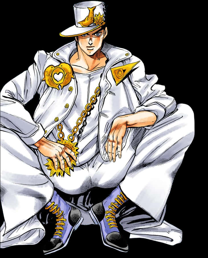 Jotaro Kujo Stoic Pose