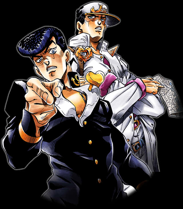 Jotaro Kujoand Star Platinum