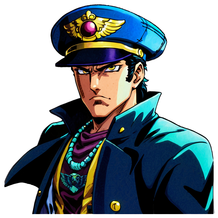 Jotaro Serious Expression Png 44