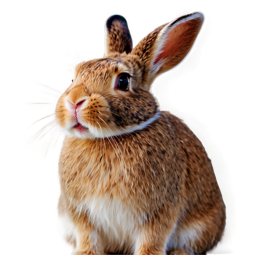 Joyful Bunny Portraiture Png 19