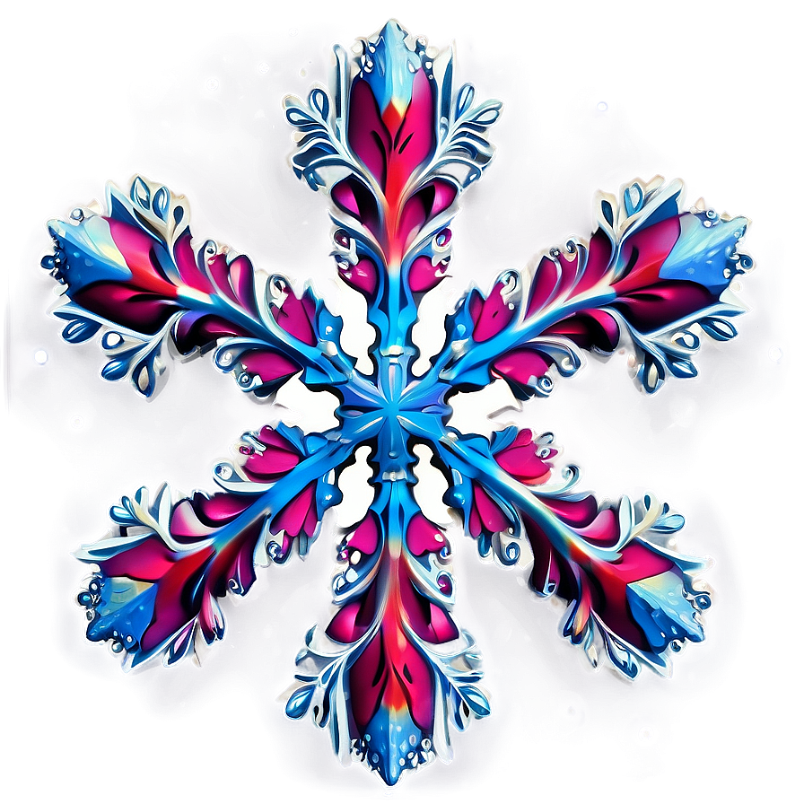 Joyful December Snowflake Png Byo64