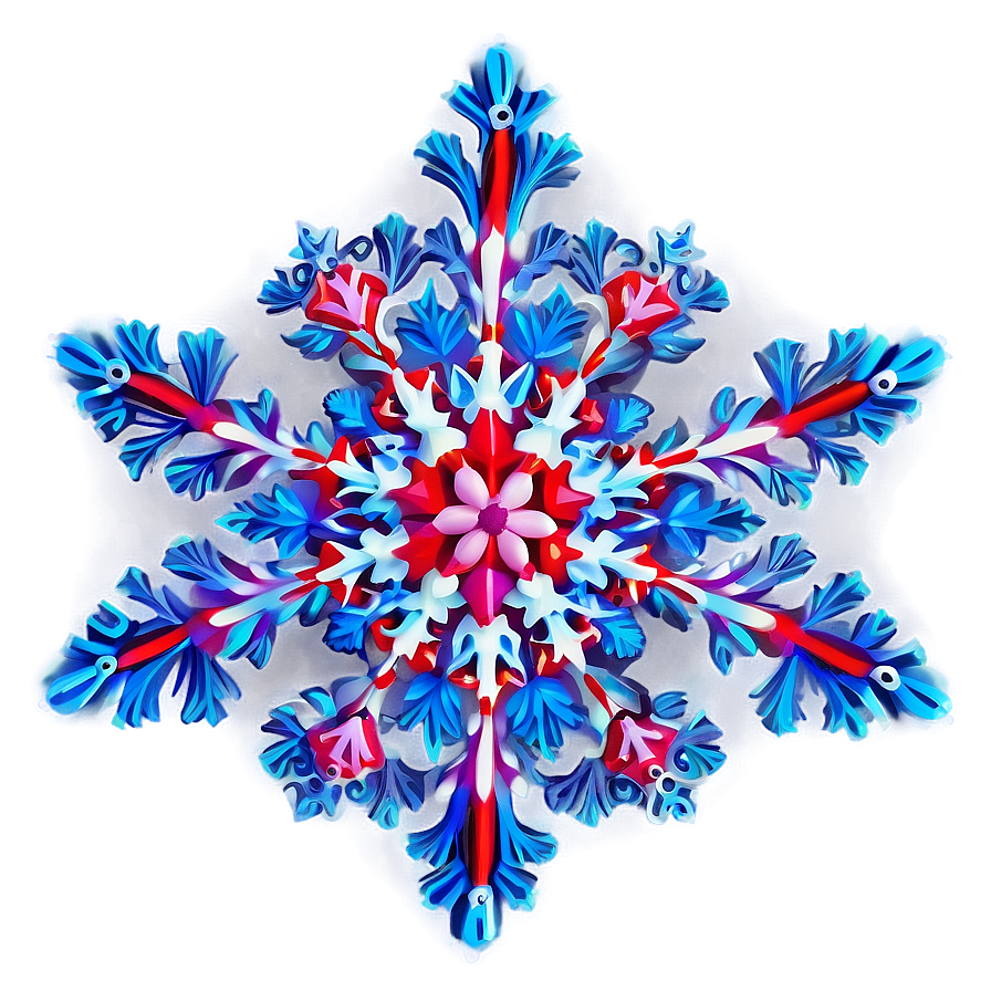 Joyful December Snowflake Png Rer