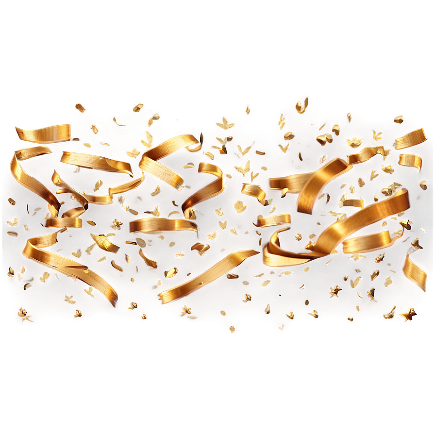 Joyful Gold Confetti Png Pym