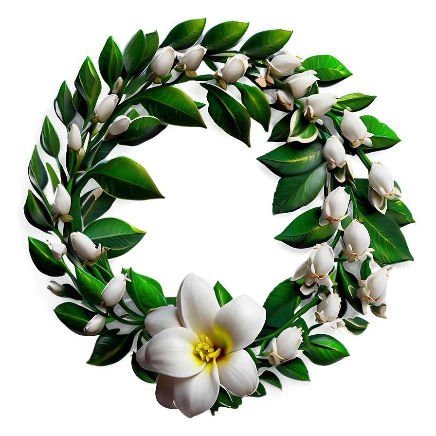 Joyful Jasmine Wreath Png Vxo