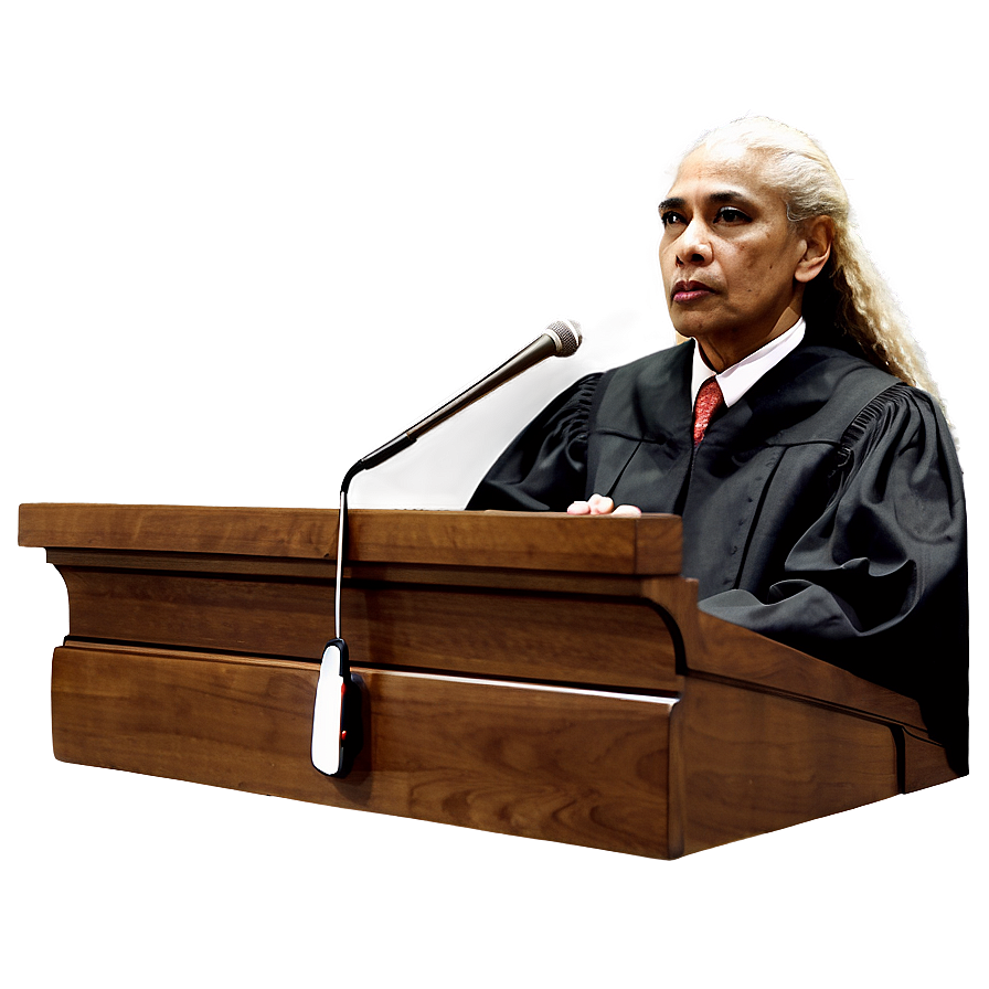 Judge Behind Bench Png 06112024