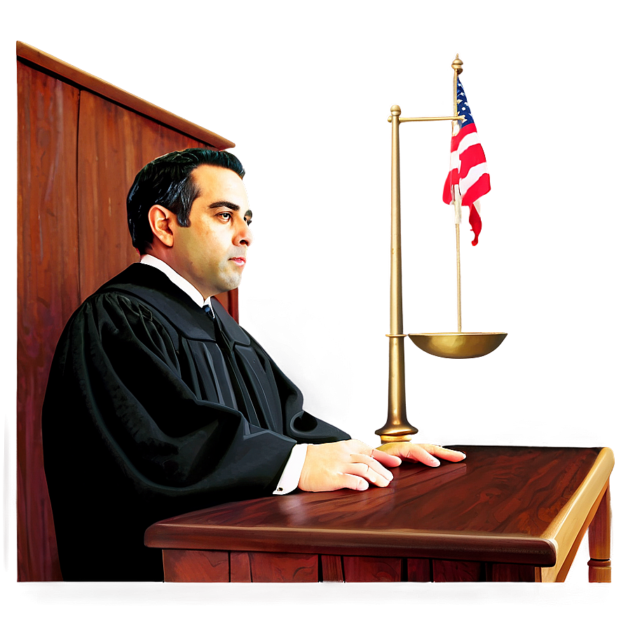 Judge On Bench Png 06112024