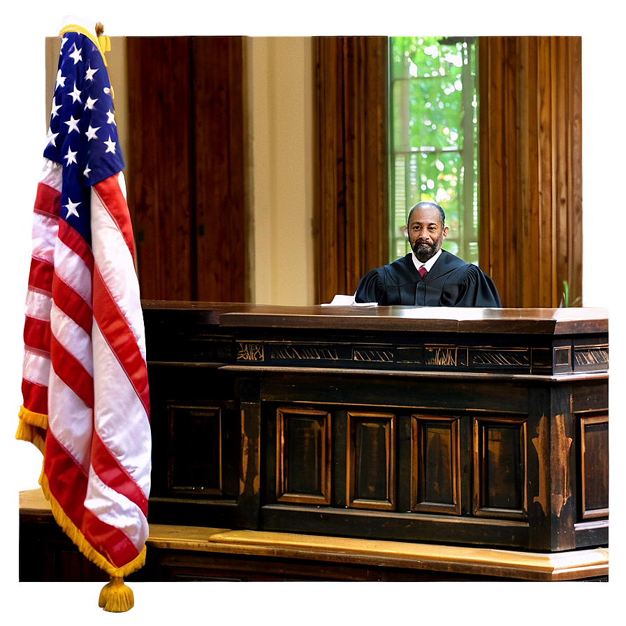 Judge's Bench In Courtroom Png 64