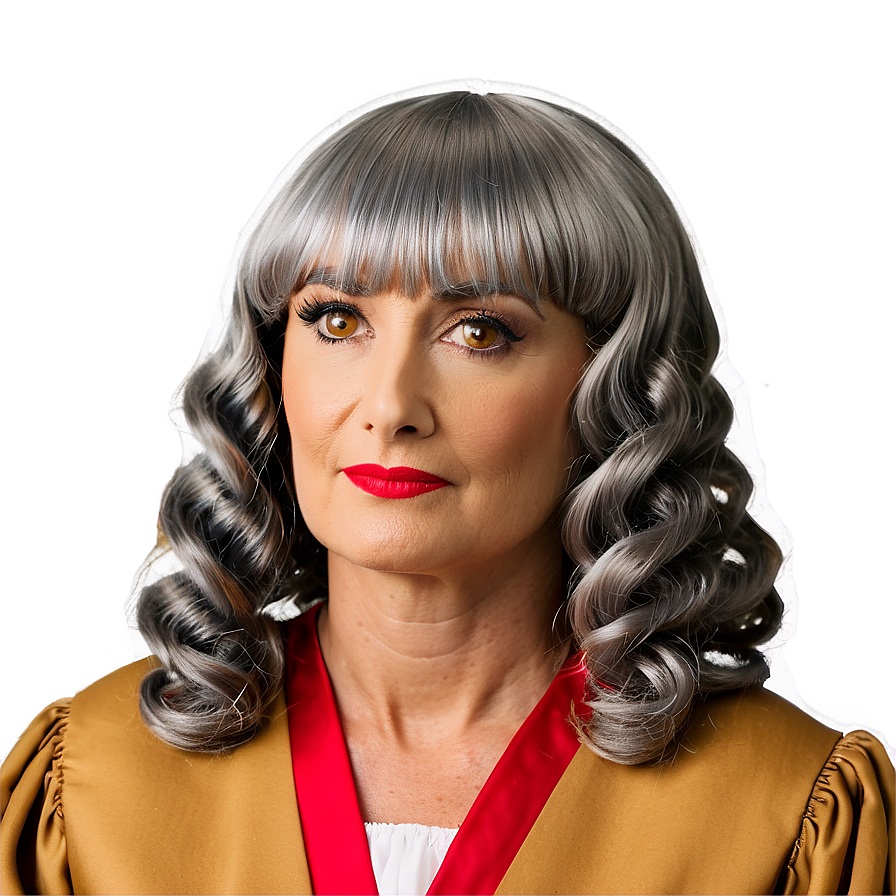 Judge Wearing Wig Png Eox